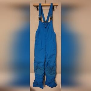 Lands' End Girls 14S Blue Insulated Snow Bibs
